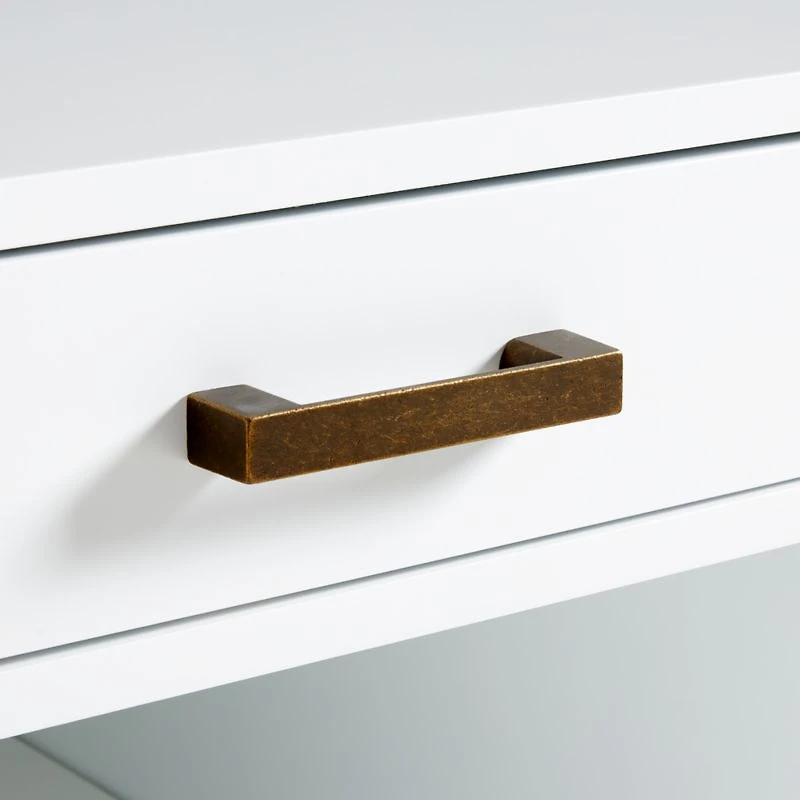 Parke White Wood Kids Desk Hutch