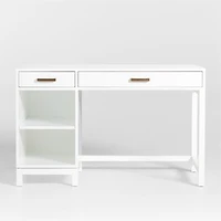 Parke White Wood Kids Desk Hutch