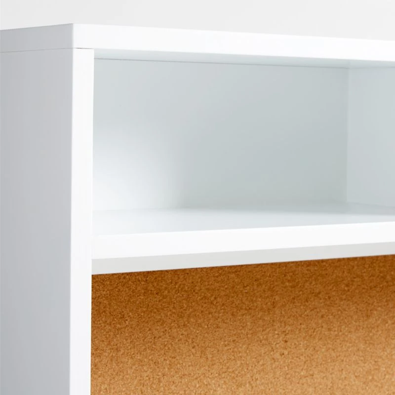 Parke White Wood Kids Desk Hutch