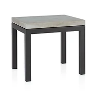 Parsons Concrete Top/Dark Steel Base 48x16 Console Table
