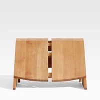 Paso Teak Wood Outdoor Adirondack Chair Ottoman
