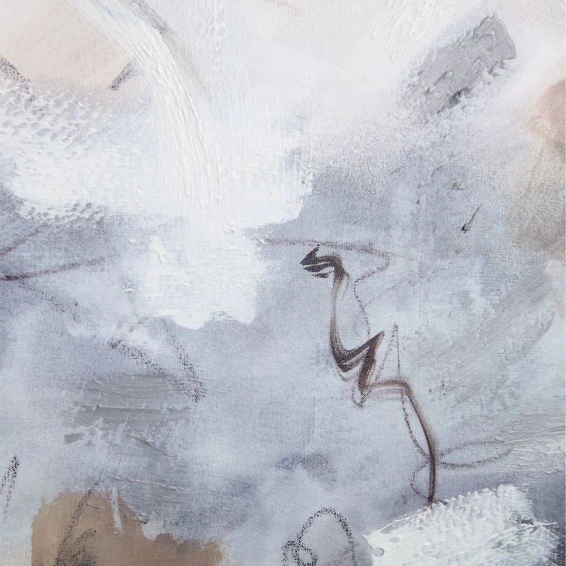 "Path To Light Print" by Huda Hashim Hand-Painted 77.25"x31.25" Framed Wall Art Print