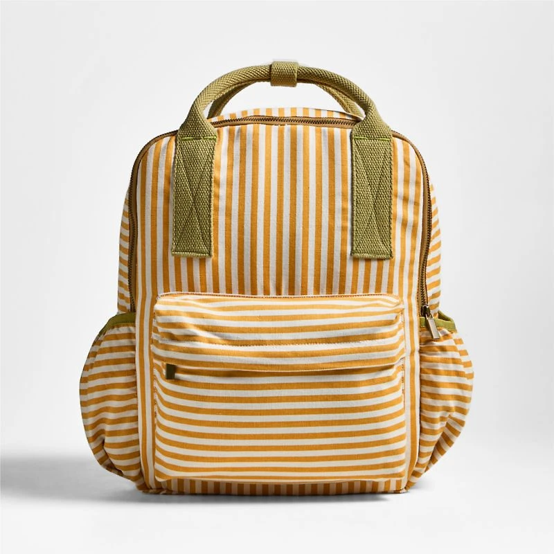 Pathfinder Large Gold Stripe Kids Cotton Backpack
