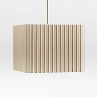 Patrice Ivory Linen Fabric Pendant Light