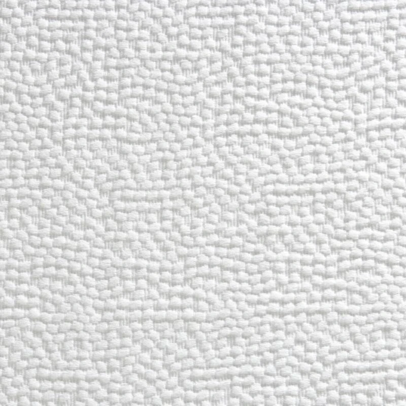 Organic Cotton Pebble Matelasse White Shower Curtain