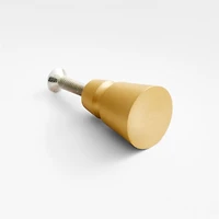 Pedestal Brass Knob