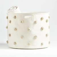 Pehr Gray Pom Pom Pint Bin