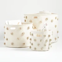Pehr Gray Pom Pom Pint Bin