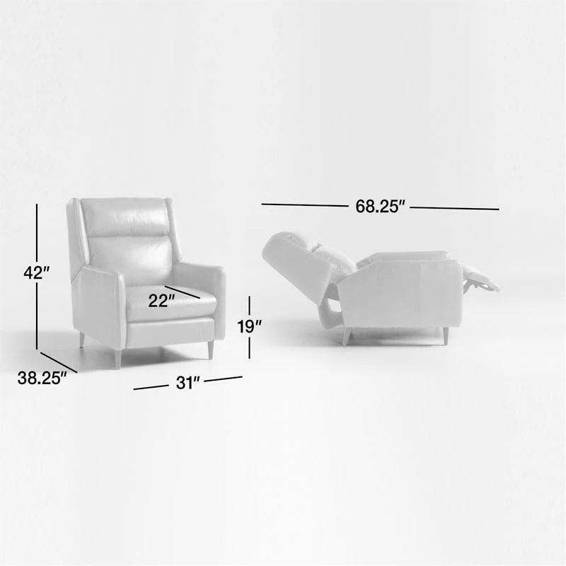 Pelle Leather Reclining Chair
