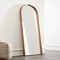 Penarth Walnut Floor Mirror 35.4"x76"