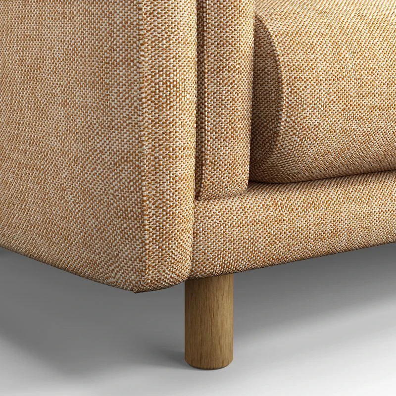 Pershing Curved Arm Chair