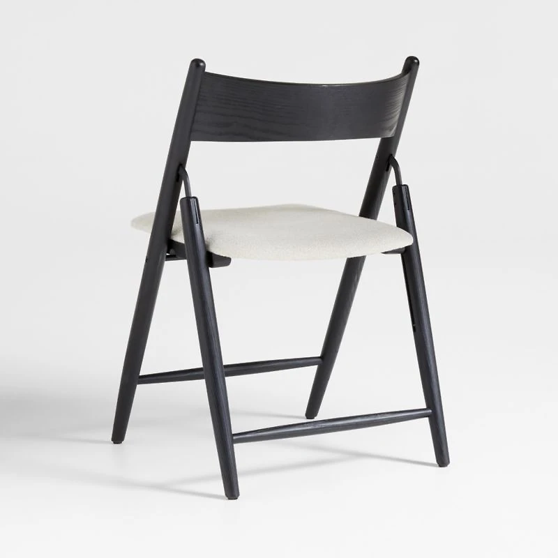 Petrie Black Ash Wood Folding Dining Chair