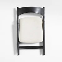 Petrie Black Ash Wood Folding Dining Chair