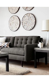 Parsons Concrete Top/Dark Steel Base 48x16 Console Table