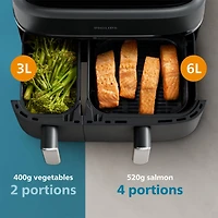 Philips 3000 Series Dual-Basket Air Fryer