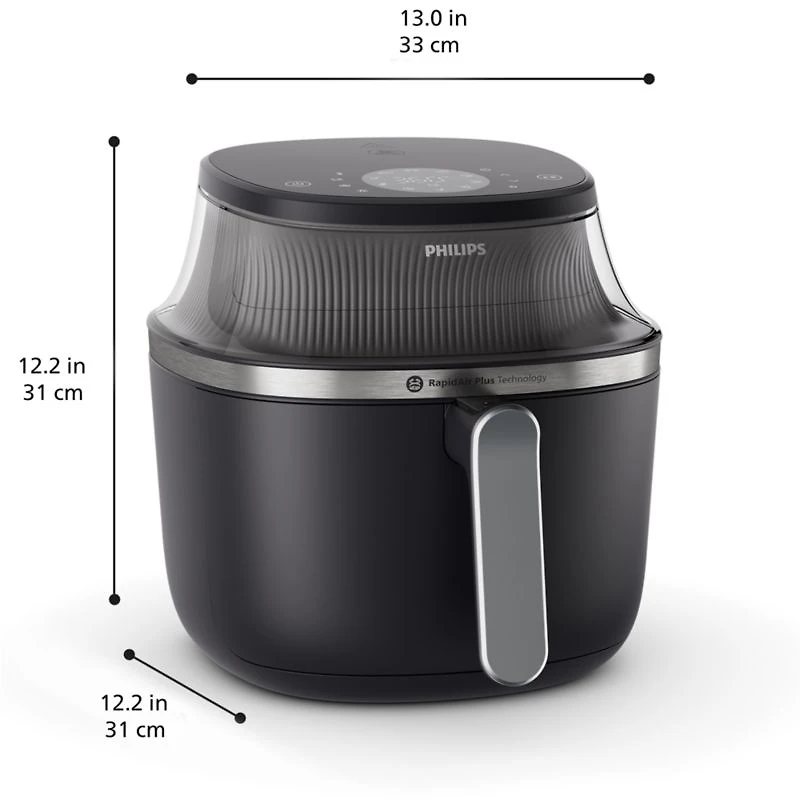 Philips 3000 Series Airfryer with Window, 7.6 qt Capacity