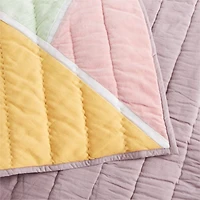 Pieced Geo Baby Crib Quilt