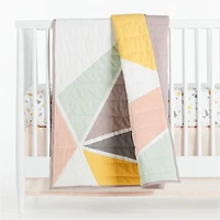 Pieced Geo Baby Crib Quilt