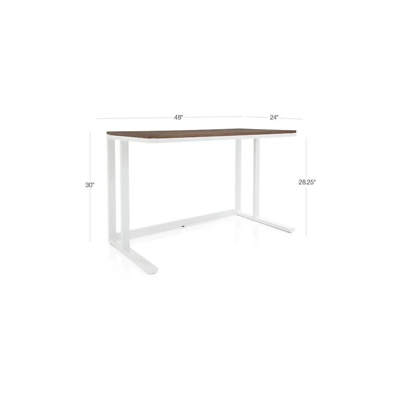Pilsen Salt Desk with Walnut Top
