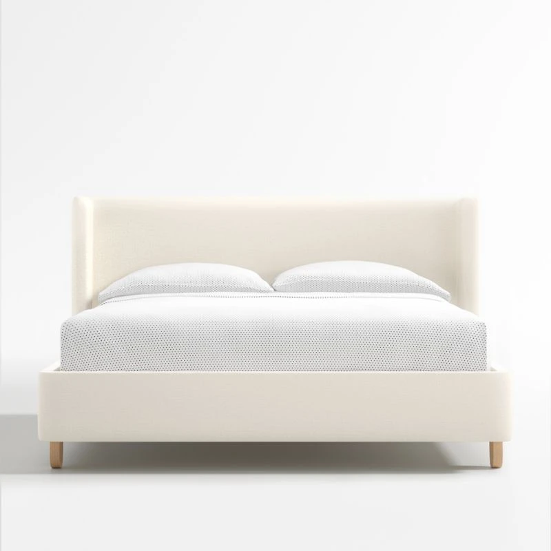 Pismo Natural Full Upholstered Bed