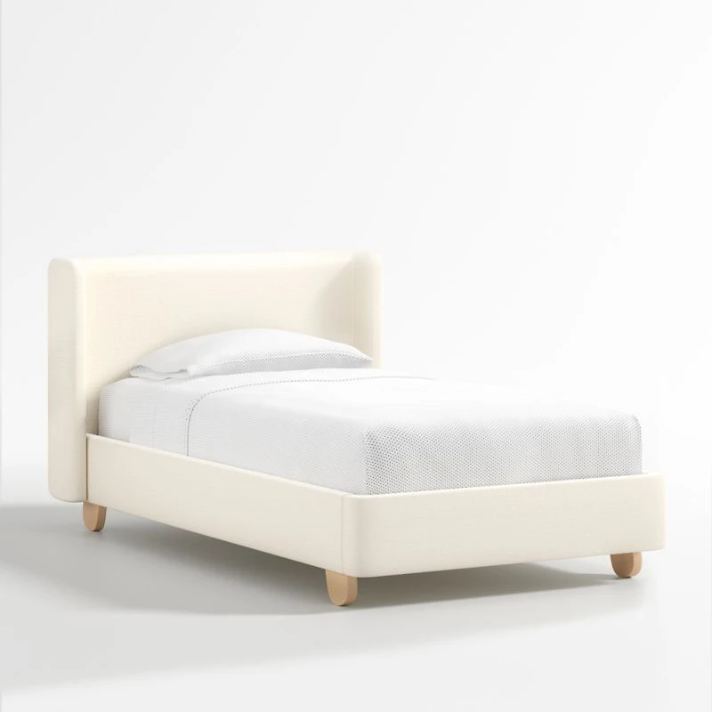 Pismo Natural Full Upholstered Bed