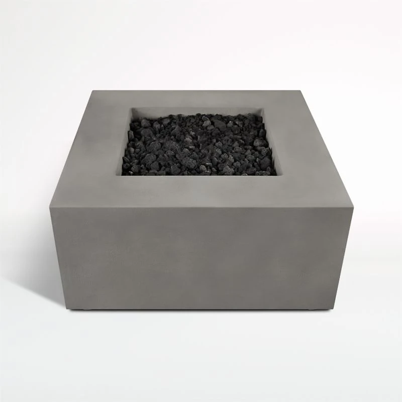 Plateau Square Outdoor Propane Fire Pit Table