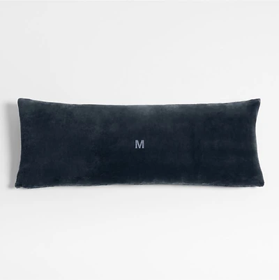 Plush 54x20 Deep Indigo Body Pillow Cover