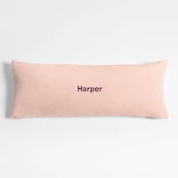 Plush 54x20 Pale Pink Body Pillow Cover