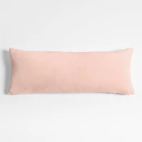 Plush 54x20 Pale Pink Body Pillow Cover