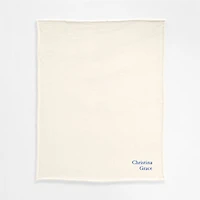 Plush 70x55 Pampas Ivory Throw Blanket