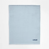 Plush 70x55 Sky Blue Throw Blanket