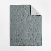 Pop Stitch Deep Indigo Cotton Voile Kids Full/Queen Comforter