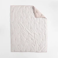 Pop Stitch Elegant Pink Organic Cotton Voile Kids Twin Comforter