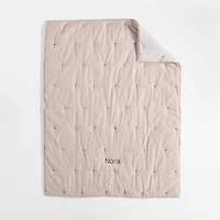 Pop Stitch Elegant Pink Organic Cotton Voile Kids Twin Comforter