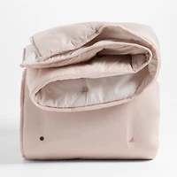 Pop Stitch Elegant Pink Organic Cotton Voile Kids Twin Comforter