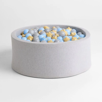Baby and Toddler Light Grey Pop-Up Ball Pit with Star Balls