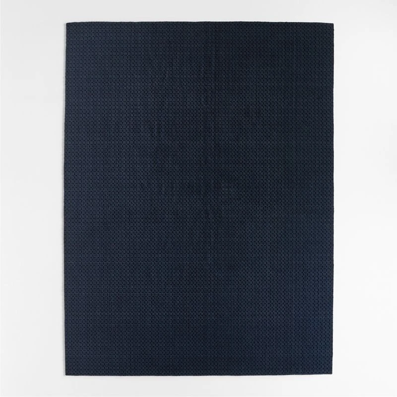 Porto Performance Blue Handwoven Area Rug 6'x9'