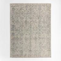 Positano Performance Traditional Blue Handknotted Area Rug 10'x14'