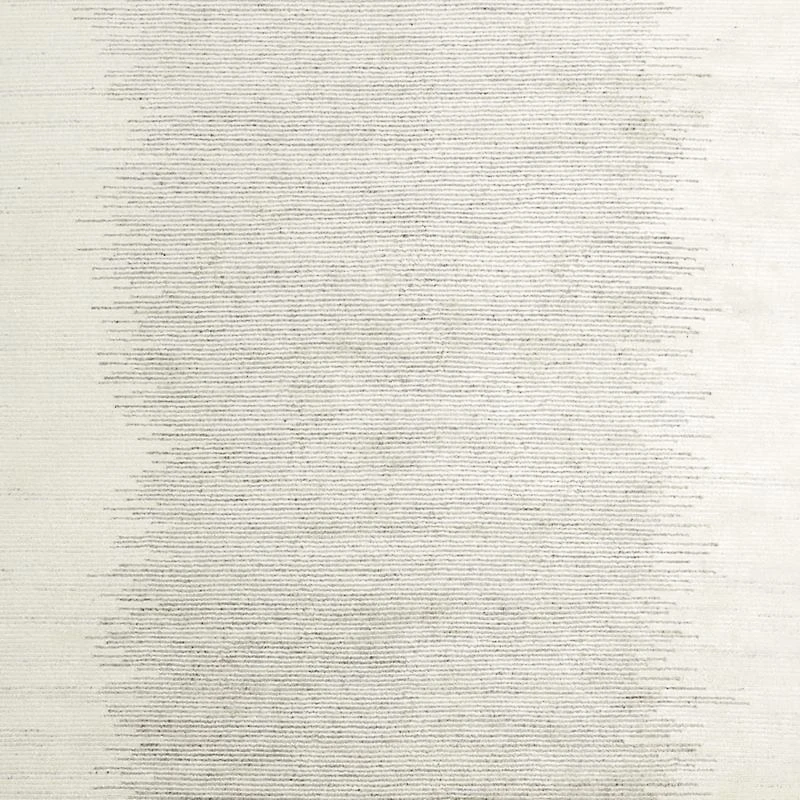 Prague Wool and Viscose Hand-Knotted Ombre Ivory Area Rug 6'x9'