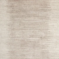 Prague Wool and Viscose Hand-Knotted Ombre Taupe Brown Area Rug 12'x15'