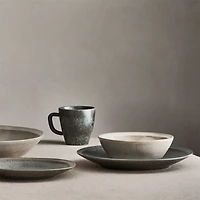 Prairie Natural Recycled Stoneware Cereal Bowls, Set of 8