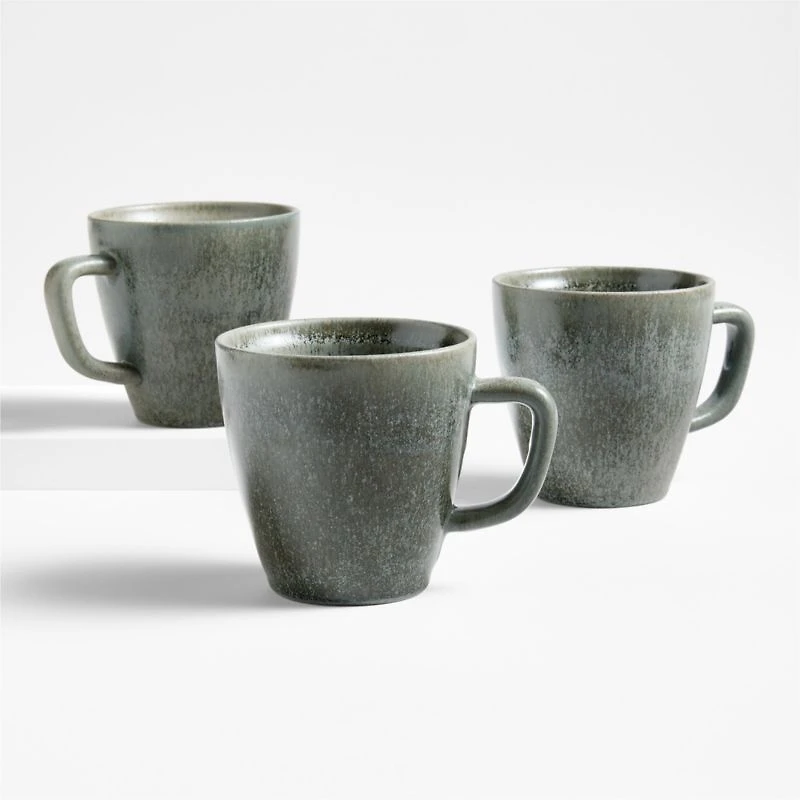 Prairie Moss Green Recycled Stoneware Mug