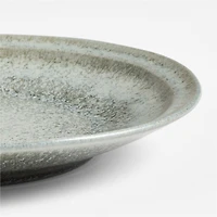 Prairie Moss Green Recycled Stoneware Salad Plates, Set of 8
