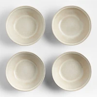 Prairie Natural Recycled Stoneware Cereal Bowls, Set of 8