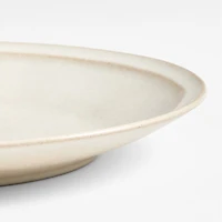 Prairie Natural Recycled Stoneware Dinner Plates, Set of 8