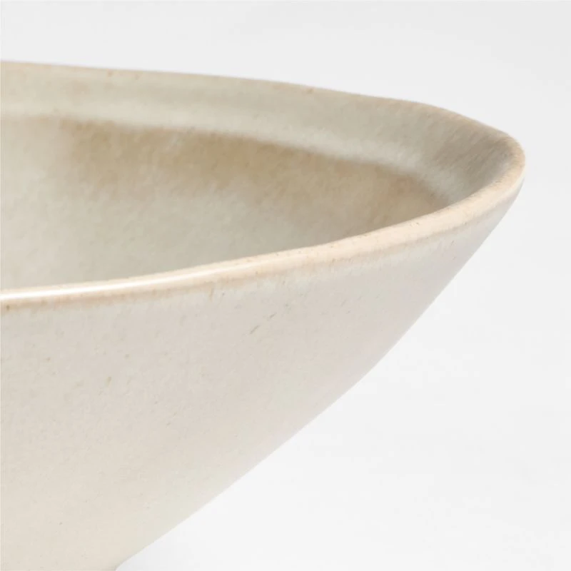 Prairie Natural Recycled Stoneware Serving Bowl