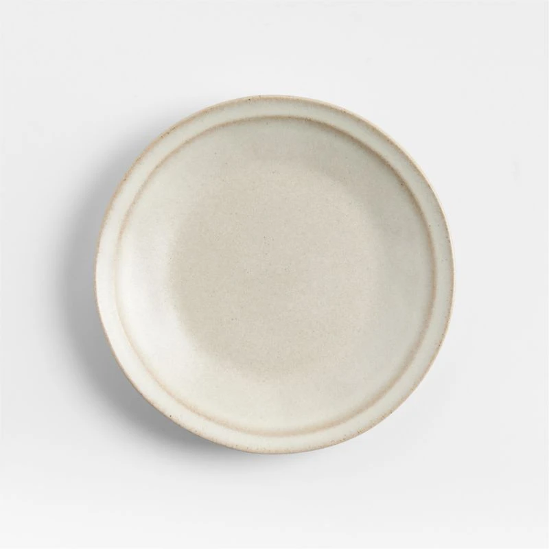 Prairie Natural Recycled Stoneware Salad Plates, Set of 8