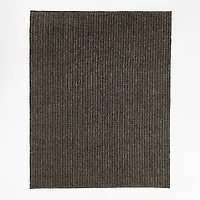 Prato Performance Wool Black Area Rug 6'x9'