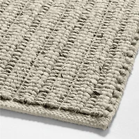 Prato Performance Wool Grey Area Rug 8'x10'