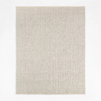 Prato Performance Wool Ivory Area Rug 6'x9'